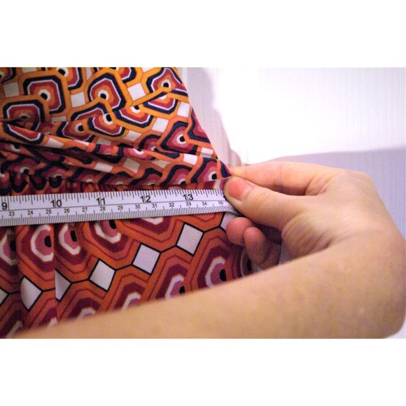 Shelly Segal Size 2 Pink & Orange Geometric Patterned Halterneck Dress Women's - Picture 6 of 10